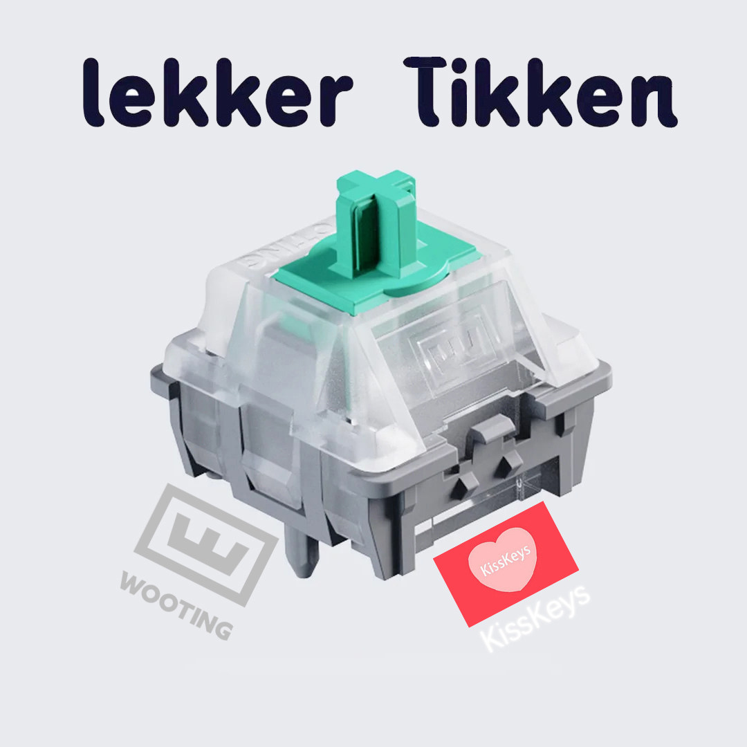 Wooting Lekker Tikken Switch 42cN-54cN 霍尔感应官方全新磁轴评价