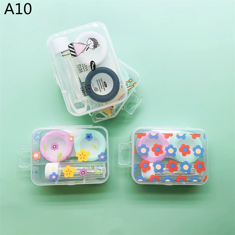 Cartoon cute invisible glasses, storage box