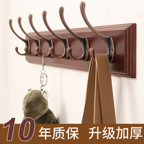Hanger wall hanging coat hook coat hook door rear wardrobe simple porch indoor row hook non-punching household