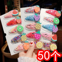 Net Red New Stream Sofa Hair Clip Sequa Hair Accessories Children Little Girl Cute Clip Girl Crummy Hair Liu Hai Clip Cartoon