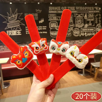 Dragon Year 2024 New Years cartoon dragon year Chinese dragon cloth art paparazzi clawring handring cartoon doll clapping lap