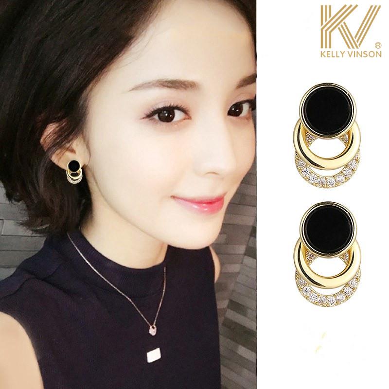 Hoop Earrings 2021 New Trend Sterling Silver Stud Earrings Internet Celebrity High-Grade Atmospheric Earrings French Ear Clips No Ear Piercings Female