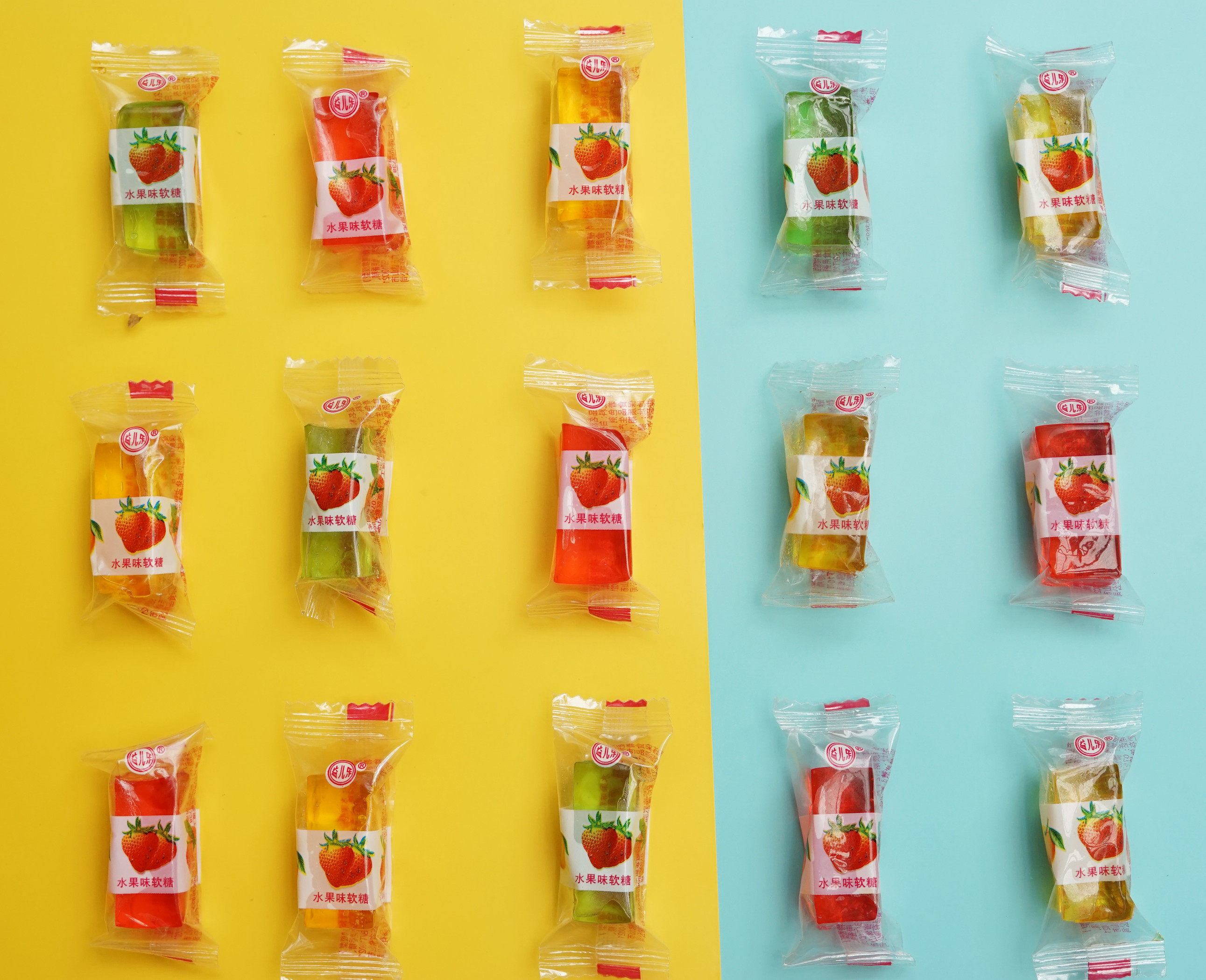 Fruit Soft Sugar Bulk 500g whole bag 5 catties nostalgia candy Reception as a child Taste Creative Children Snacks