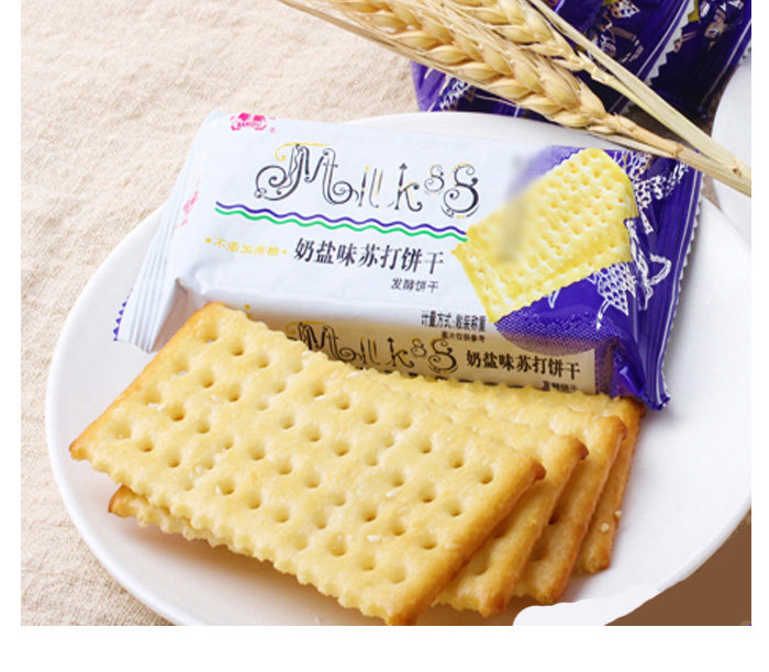 Hemisphere taste Danhai Moss milk salt white soda biscuit bulk a full box of 10 kg salty dining biscuit snacks