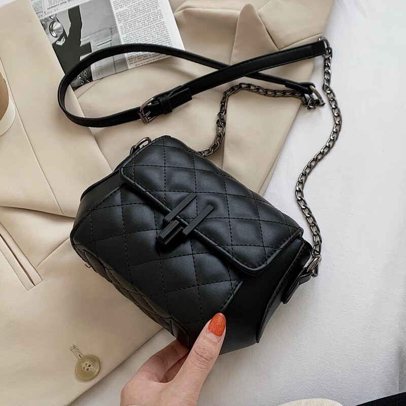 Hong Kong I Tgreg chain bag women's fashion all-match one-shoulder messenger bag high-end Western style diamond small square bag