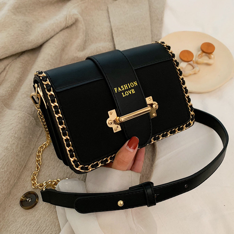 Hong Kong I Tgreg Western style small bag women's new Korean version of the wild messenger bag ins scrub bag fashion small square bag