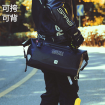 OSAH Satchel Waterproof Backseat Bag Motorcycle Tail pack Luggage Universal Locomotive Riders luggage hanging bag for men and women