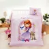 Disney ba mảnh bông chăn vườn ươm 2 lõi Frozen giường chứa bông trẻ em bé gái - Bộ đồ giường trẻ em 	mẫu chăn ga cho bé	 Bộ đồ giường trẻ em