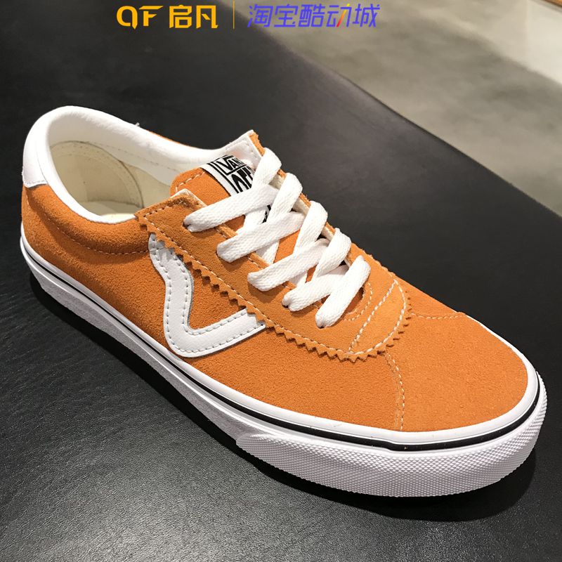 Kaifan VANS STYLE 73 Giày da lộn màu đen và trắng thấp để giúp giày nam và nữ VN0A4BU6A6O XNG - Dép / giày thường giày thể thao nam đẹp