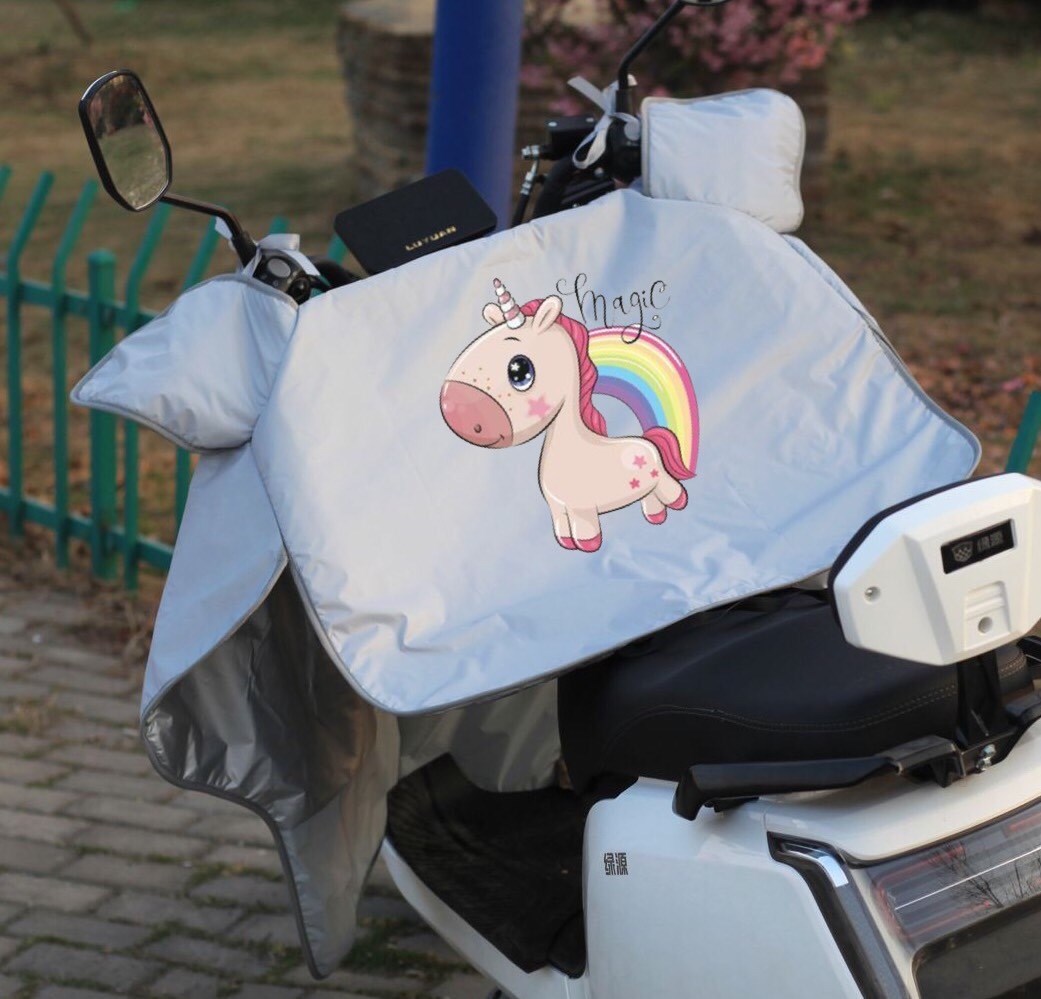 ~ Electric car wind shield by summer sun protection waterproof electric Ferris electric car wind shield sunscreen sunspring and autumn day thin proof ~