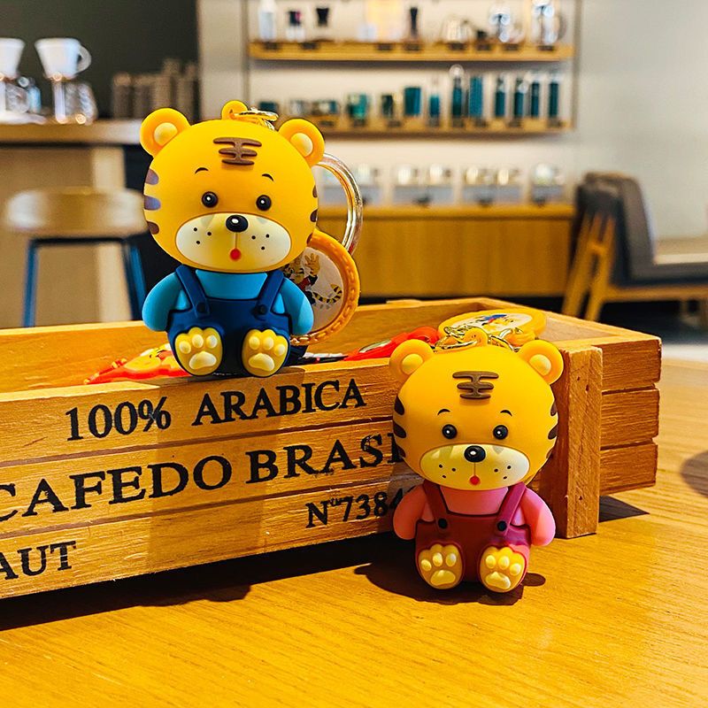 Year of the Tiger Little Tiger Keychain Exquisite Cute Pendant Backpack Ornament Doll Toy Zodiac Internet Celebrity 2026