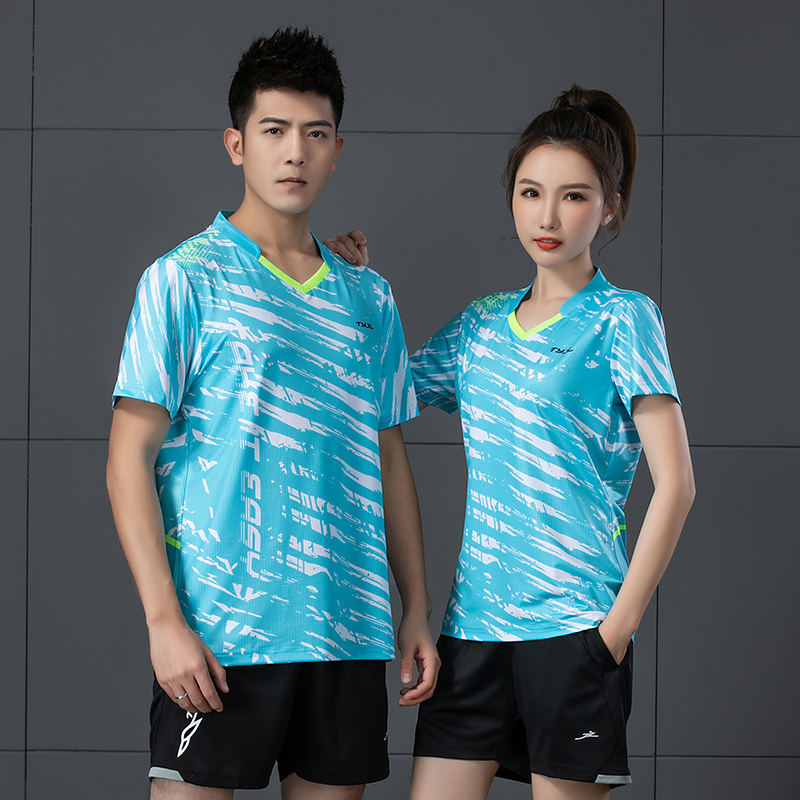 Volleyball competition training team uniforms men and women short-sleeved shuttlecock suits gateball tug-of-war sportswear air volleyball suits