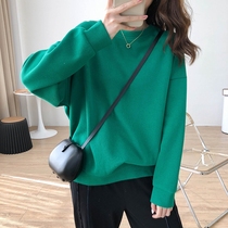 Korean version of cotton pullover vests women 2021 new spring and autumn loose casual round neck solid color slim coat coat