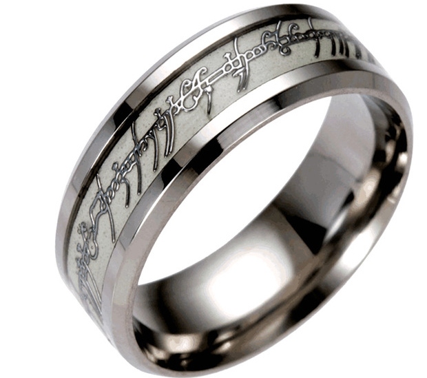 Nhật Bản và Hàn Quốc dòng người phát sáng nhẫn nam cá tính nam nhẫn bạc sterling sinh viên duy nhất nhẫn thời gian nhẫn nữ nhẫn nhẫn cầu hôn