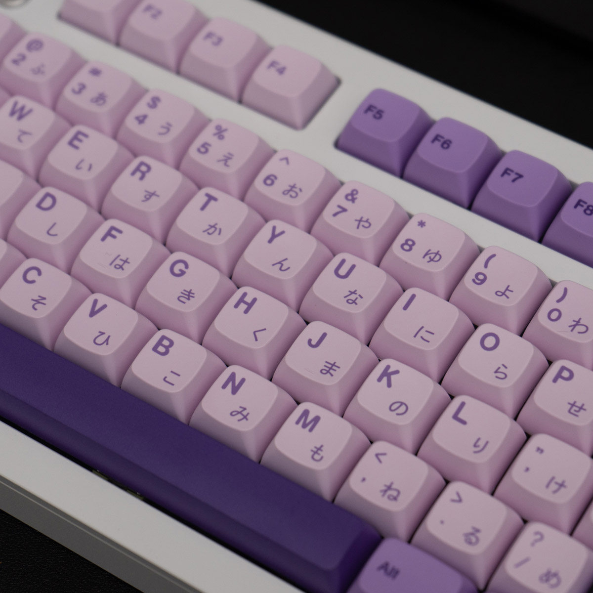 XDA Frost Witch Keycaps 134 Keys PBT Dye Sublimation Purple Emilia