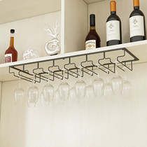 Red wine glass rack upside down household creative gold goblet rack modern wine glass rack wine cabinet decoration ornaments
