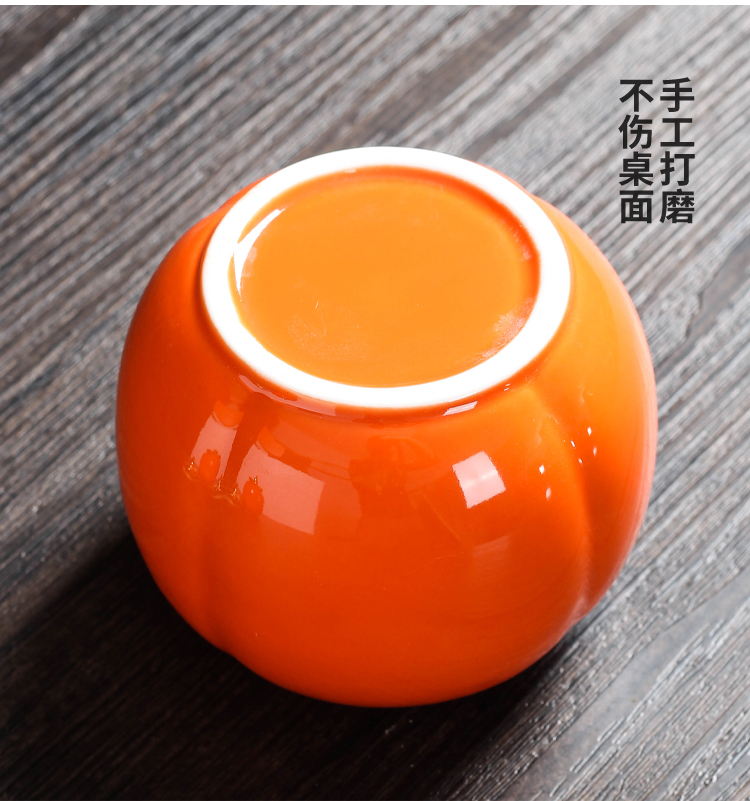 Poly real (sheng creative gift from counting money tea pet furnishing articles mini portable caddy fixings checking ceramic seal pot