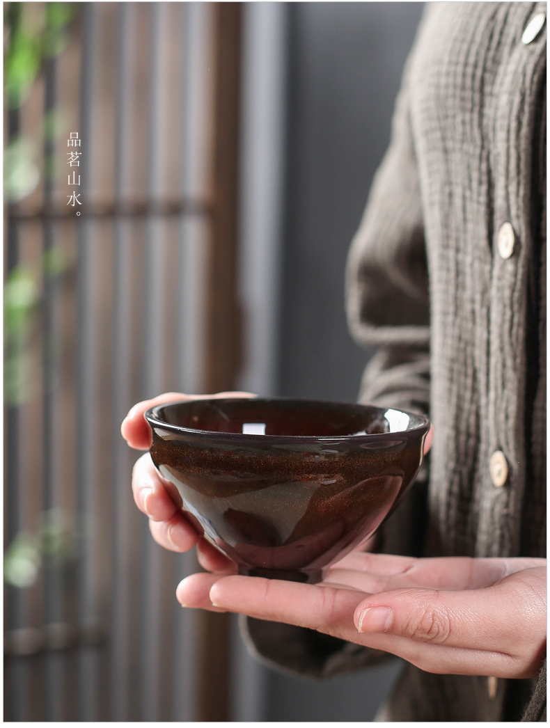 Variable size against the hot cups personal master kung fu tea cup set built light ceramic sample tea cup but small bowl