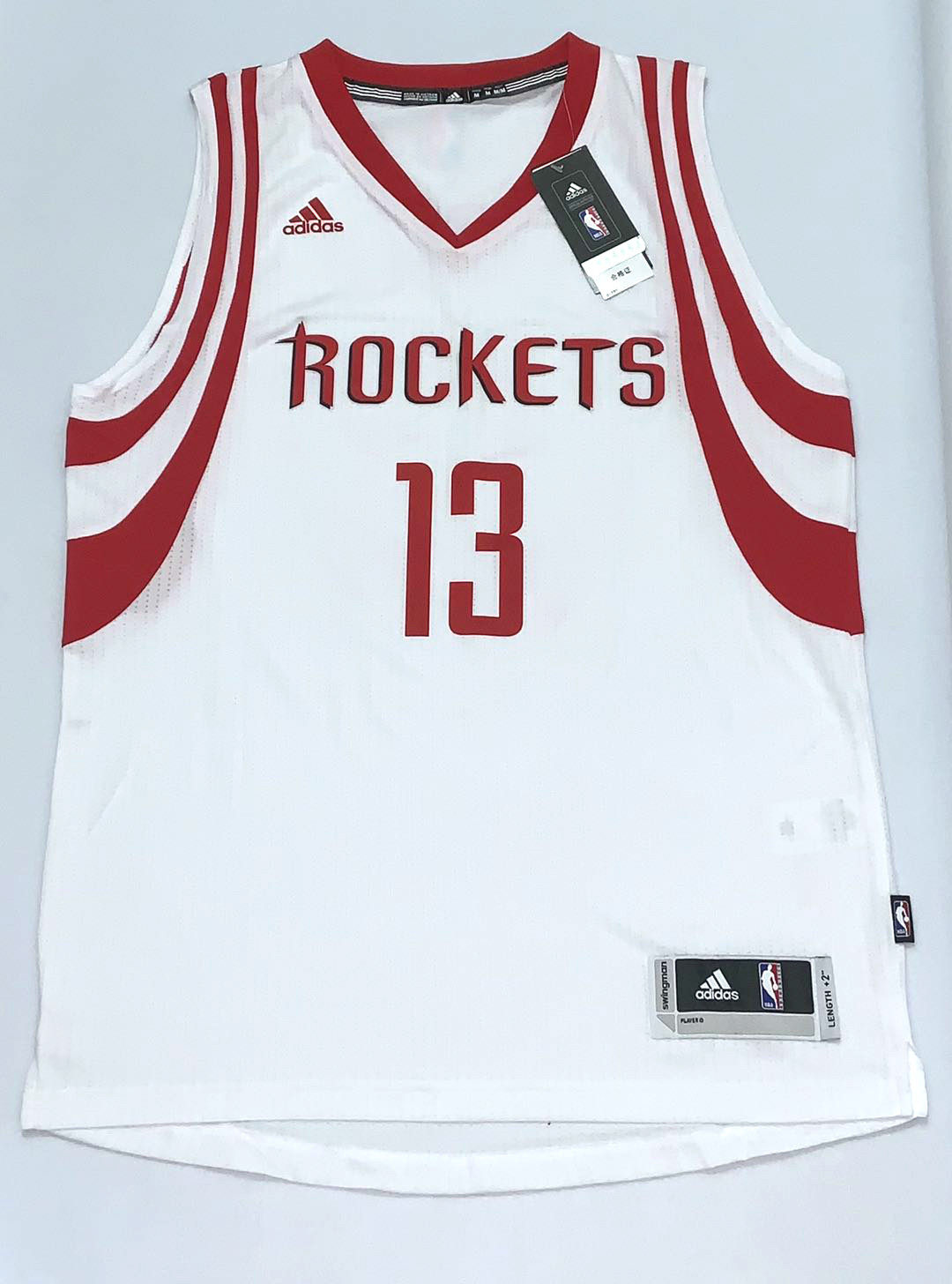 Spot Harden Sw Rocket Team Jersey R30 Hot Print AL6881 White Home