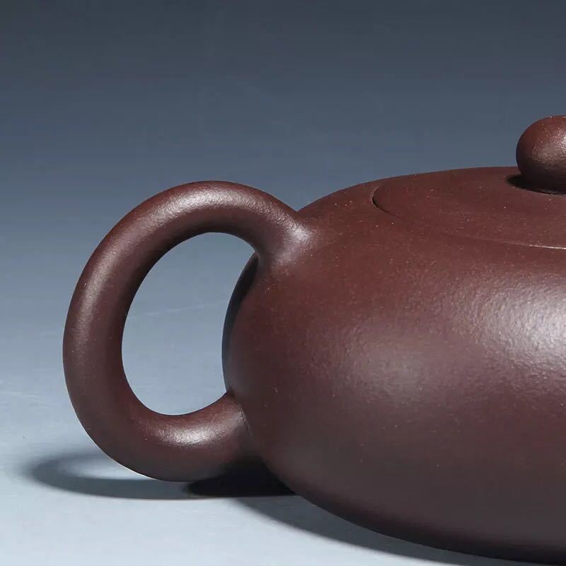The kitchen yixing it pure manual kung fu tea pot home outfit purple mud flat xi shi tea set 240 c