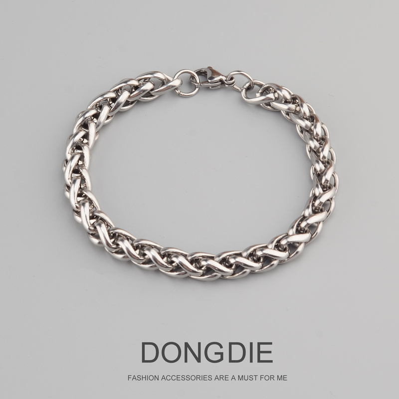 Titanium Steel Bracelet for Men, Stainless Steel Dragon Bone Chain, Jewelry Accessories, Chain for Women, Summer Birthday Gift, Couple Style Bracelet