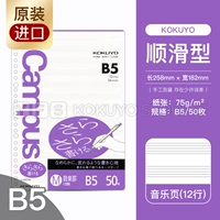Sunding B5/50 страниц 12 абзацев музыки