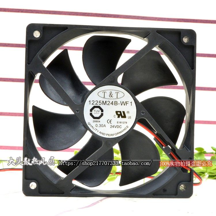Ventilateur De Refroidissement T&T 1225M24B-WF1 – DC24V 0,30A, 12025, 3 Fils, Neuf, Pour Ordinateur Portable Ou équipement