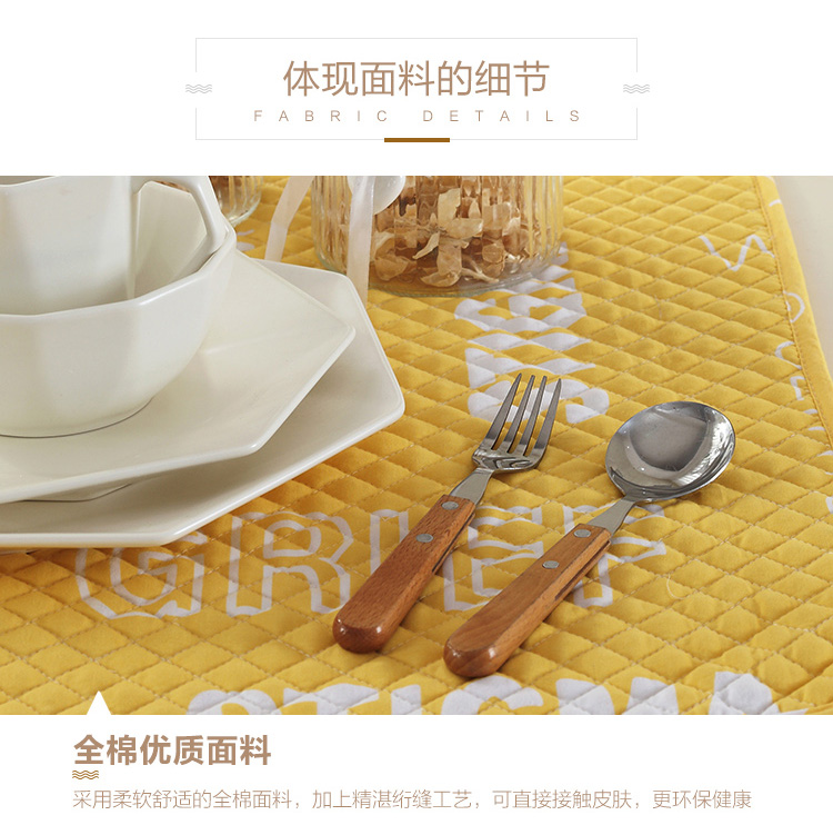 Ghế gỗ Bắc Âu đệm nhà đệm vải mảnh ghế đệm đệm bàn ăn ghế đệm đệm tựa lưng một pad - Ghế đệm / đệm Sofa đệm lót ghế gỗ