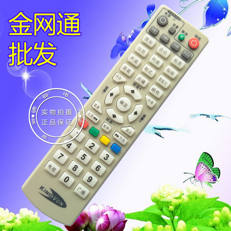 Golden Network KINGVON originally fitted with JS5036JC 3018 National General Set Top Box remote control board