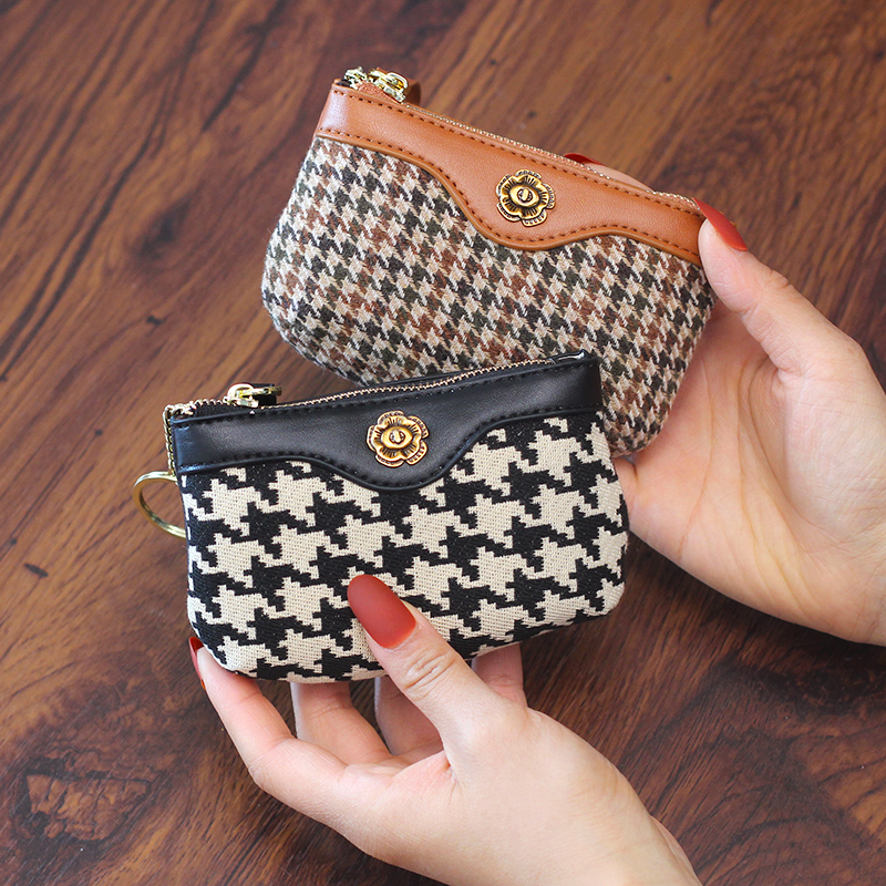 Small Zero Wallet Woman Mini Cute Coin Bag Small Crowddesign Wins Craze Thousands Birds G Canvas Short Wallets