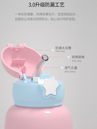 Kumamoto's original 316 304 3D special nozzle straw