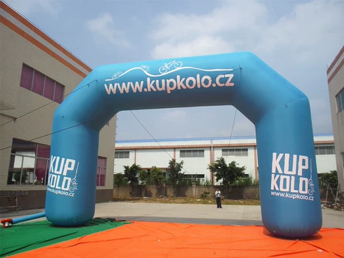 定制充气拱门开业活动卡通五边形户外庆典比赛马拉松喷绘拱门气模