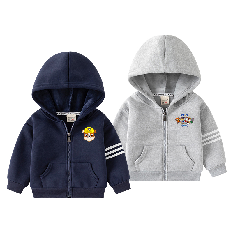 Paw Patrol Children's Clothing Boys and Girls Cardigan Sweatshirt Jacket Kids Autumn and Winter Thin Fleece Clothes Baby Warm Top Thick Paw Patrol Children's Clothing Boys and Girls Cardigan Sweatshirt Jacket Kids Autumn and Winter Thin Fleece Clothes Baby Warm Top Thick