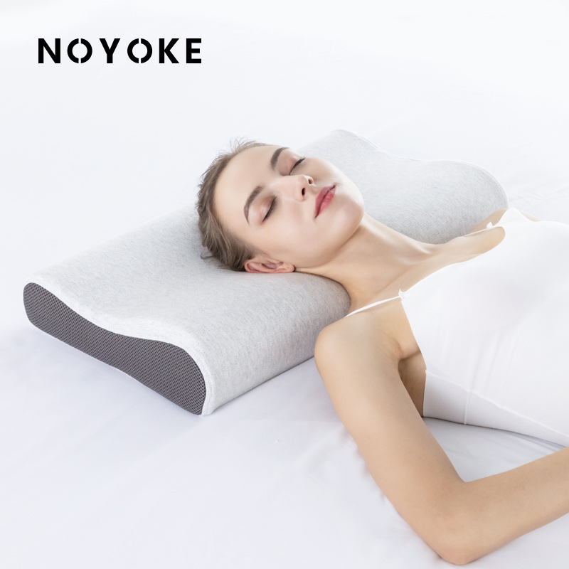 Neumann Cervical Spine Pillow Protection Cervical Spine Sleep Care Neck Pillow Soft And Hard Adjustable Memory Cotton Pillow Core Single home