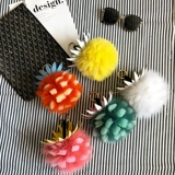 Большая плюшевая подвеска, фугу мяч, украшение на сумку, лиса, енот