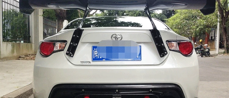 Thích hợp cho gt86 Subaru brz sợi carbon sửa đổi cánh gió đuôi lớn tên lửa đuôi thỏ Genesis Coolpad - Sopida trên