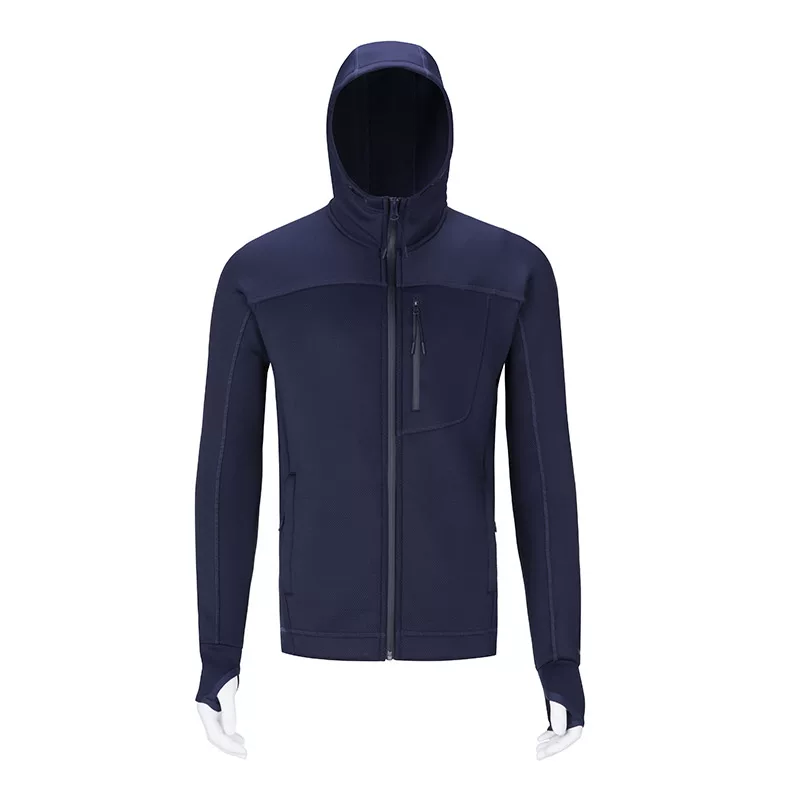 JOMA спортивное вязаное платье для отдыха с капюшоном и молнией