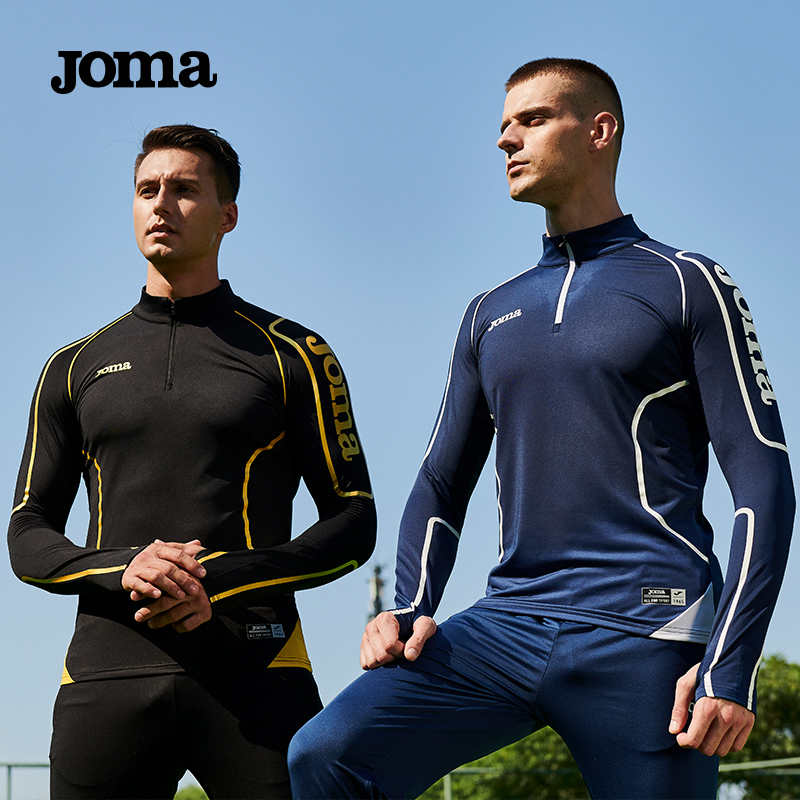 Joma Champion Series Half-Zip Long-Sleeved T-Shirt Men's Autumn and Winter New Sports and Leisure Running Training Long-Sleeved Top