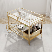 Dining Car Small Cart Hotel Commercial Restaurant Mobile Cake Delivery Stainless Steel Multifunction Pushcart Home Wine Water Car