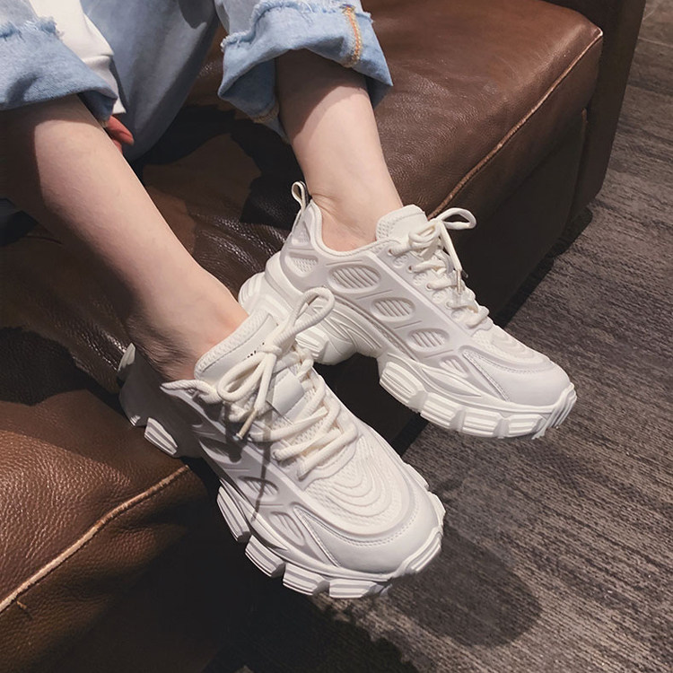 Givenivan comfortable and classic but not out of date ~ spring mesh super soft dad shoes women's breathable all-match small white shoes
