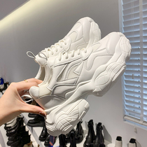 Givenivan ocean gas ultra-sensible ~ white heightening casual shoes women sneakers fall thick bottom old daddy shoes