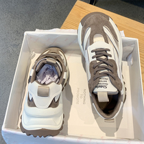 Givenivan who wears the foreign air ~ the new old daddy shoe thick bottom 100 lap net sneaker casual temperament female insole