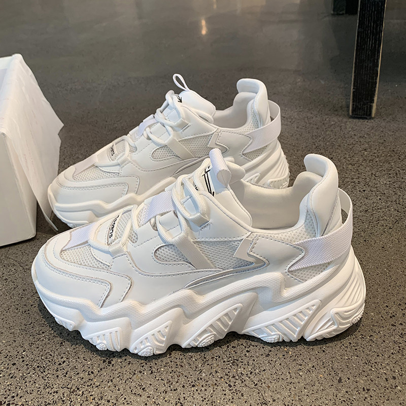 Givenivan makes an avant-garde woman ~ spring new daddy shoes tide women's mesh breathable platform sneakers