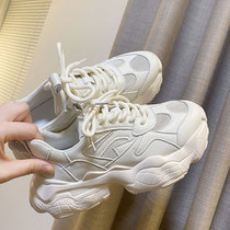 Givenivan Trendy Fried Street legs long ~ Four Seasons can be worn with mesh Breathable Old Daddy Shoes Thickened Sneaker Woman