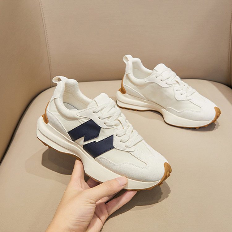 Givenivan fashion temperament into medullary ~ wav Agan shoes women's spring and autumn thick white shoes sports old daddy shoes