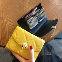 Large-capacity card bag multi-card leather passport wallet one-piece 24-card ladies business card bag 2020 new trend