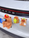 Car Tailgate Hanging Ornament Capybara Cute Cartoon Trunk Rear Car Exterior Decoration Doll
