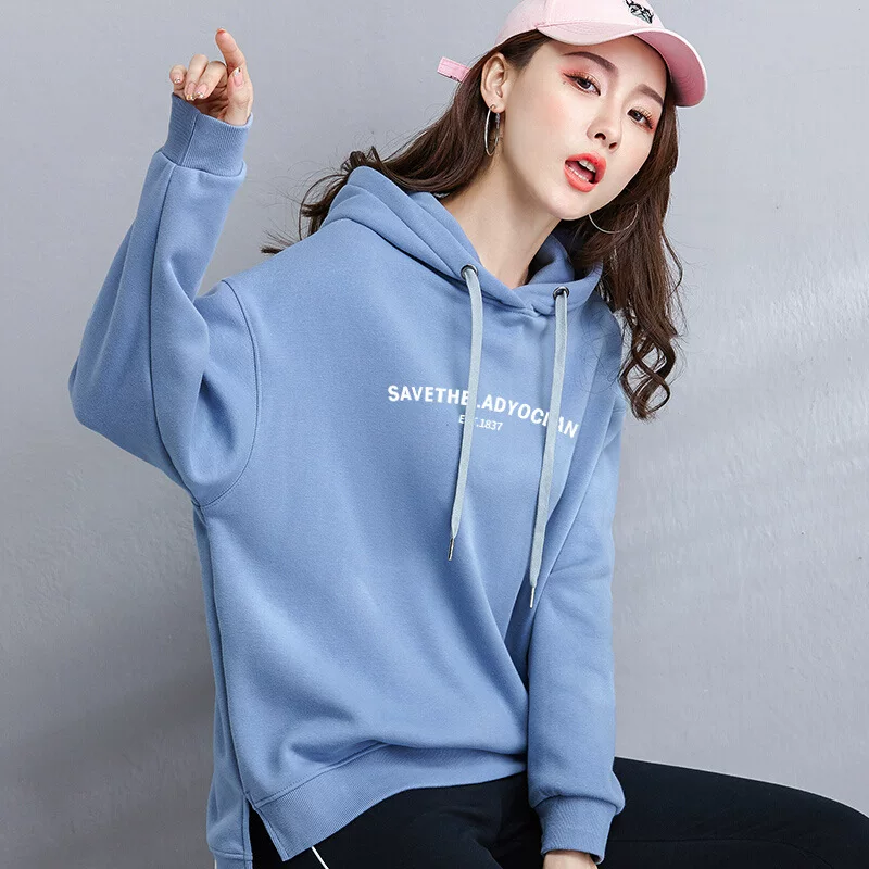 Брендовый весенний худи с капюшоном длинный Tide, корейский стиль, коллекция 2021 года, средней длины