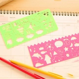 Японские и корейские канцелярские канцелярские товары Творческая прямая линейка шаблона шаблона