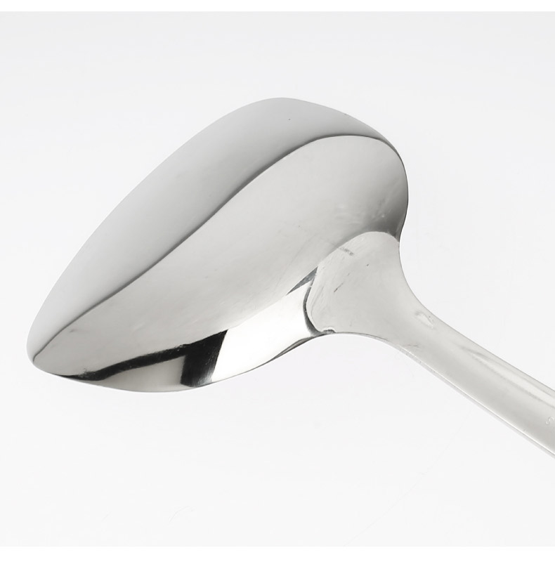 Spatula xẻng xẻng muỗng colander bếp hộ gia đình đơn thép không gỉ gỗ dài tay cầm bếp nấu xẻng khuấy - Phòng bếp chảo bếp từ